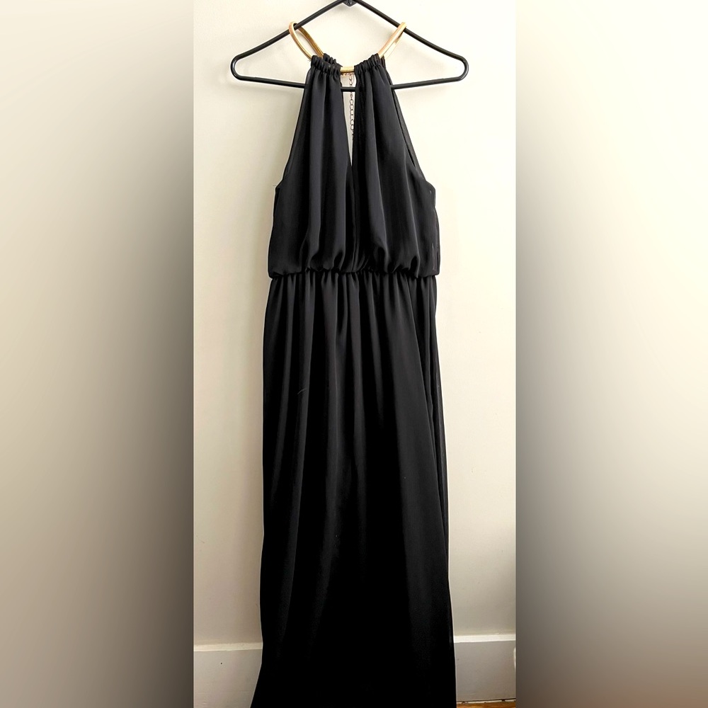 Lulus Black gown. Size M